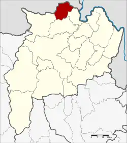 District location in Chiang Rai province