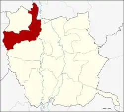 District location in Phichit province