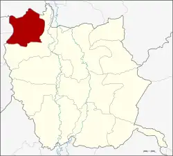 District location in Phichit province