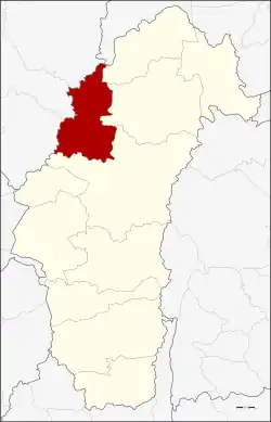 District location in Phetchabun province