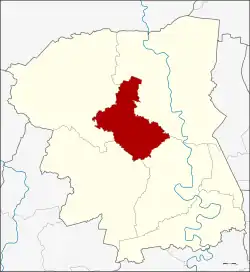District location in Nakhon Pathom province