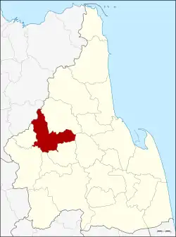 District location in Nakhon Si Thammarat province