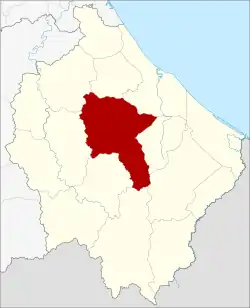 District location in Narathiwat province