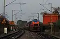 Amrapali Express crossing Gomti river