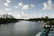 The Amstel and Amstelland as seen from the Utrechtsbrug just south of Amsterdam