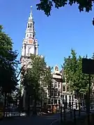 The Raamgracht with the Zuiderkerk in the background