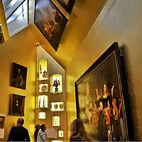 One of the modern galleries in Amsterdam Museum.