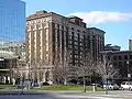 Amway Grand Plaza Hotel: This picture shows the original Pantlind Hotel from the vantage point of Rosa Parks Circle.