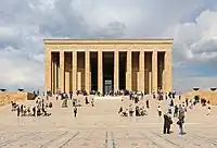 Anıtkabir, the mausoleum of Mustafa Kemal Atatürk in Ankara, Turkey