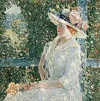 Childe Hassam, An Outdoor Portrait of Miss Weir, 1909