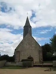 The church of Saint-Jean of Murgers in Meaucé