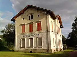 The old railway station in Bliesbruck