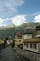 The Unteralpreuss flowing through Andermatt