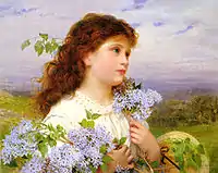 The Time of the Lilacs, by Sophie Gengembre Anderson.