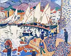 André Derain, 1905, Le séchage des voiles (The Drying Sails), Fauvism