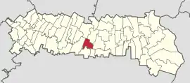 Location in Ialomița County