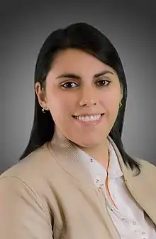 Official photo of Senator Andrea Barrientos, 2020