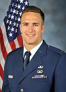 Andrew Donlin in Air Force uniform