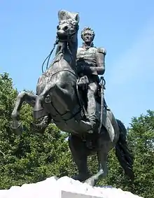 Equestrian statue Andrew Jackson, Lafayette Square, Washington, D.C.