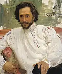 Portrait of Andreyev by Ilya Repin