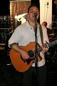 Andy Poliakoff, lead vocals, guitar for the band Virginia Coalition