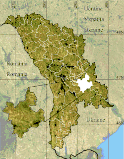 Location of Anenii Noi