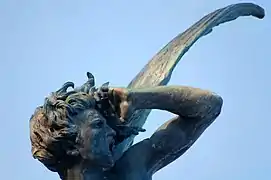 Detail of the statue