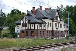 Ängelsberg railway station, architect Erik Lallerstedt, 1900. Photo: Bengt Oberger