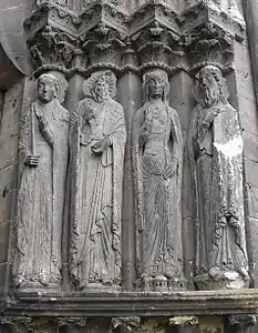 Sculpture of the west portal (12th c.)