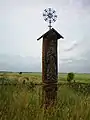 A roofed pole with the image of St. Mary near Angiriai