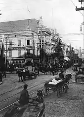 Saint Lawrence and Saint Catherine Streets, 1905.