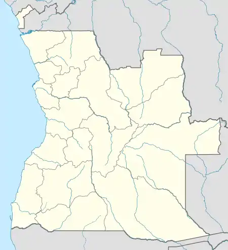 Jamba, Cuando Cubango is located in Angola