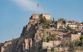 View of the Castle from the Hacı Bayram Mosque Park