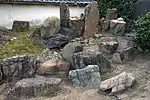 Ankokuji garden in Hiroshima features rocks of different but harmonious sizes and colors.