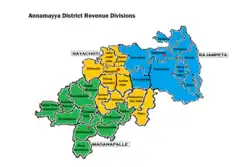 Madanapalle revenue division in Annamayya district