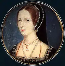 Hoskins's miniature of Anne Boleyn (c. 1501–1536); n.d.