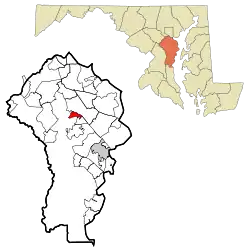 Location of Arden on the Severn, Maryland