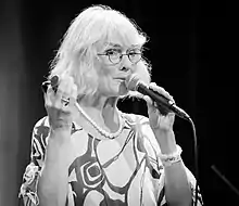 Anne Marie Giørtz performing in 2018