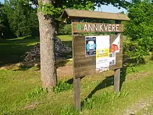 Annikvere village information board