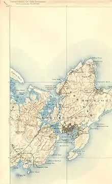 Annisquam's location on Cape Ann