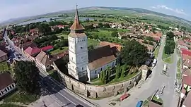Evangelic fortified church in Rotbav