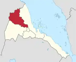 Anseba Region in Eritrea