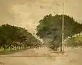 Antônio Parreiras. Largo da Pólvora Sidewalk, 1905.