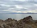 View of Great Salt Lake from Buffalo Point, Antelope Island