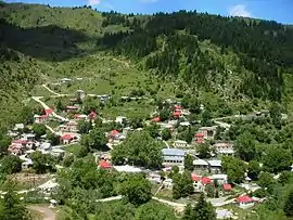 View of Anthousa village