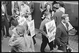 1965 protest in Sydney, Australia.