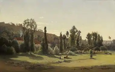 Landscape near Marcoussis, Antoine Chintreuil (1864)