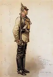 Underofficer of the Prussian Gardes du Corps of cuirassiers