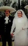 Antonio Aguilar and Flor Silvestre, circa 1990