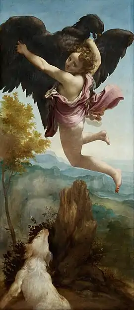 Ganymede Abducted by the Eagle (1531–32)